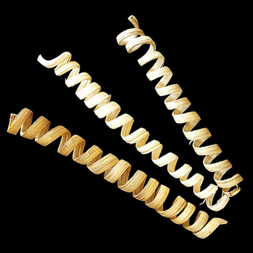 A spiral of natural cane measuring approx 1/2