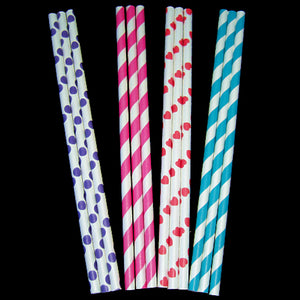 Sturdy straws made from thick paper which makes them great for shredding. Push them through a handheld pencil sharpener and they make nice spirals!