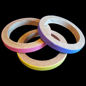 Non-toxic, bird safe paper rings can be used as foot toys for medium or large parrots, slipped over perches or used as a toy base. Approx size (outside diameter) is 4" by 1/2".